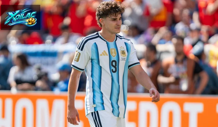Julián Álvarez thi đấu cho Argentina năm 2026