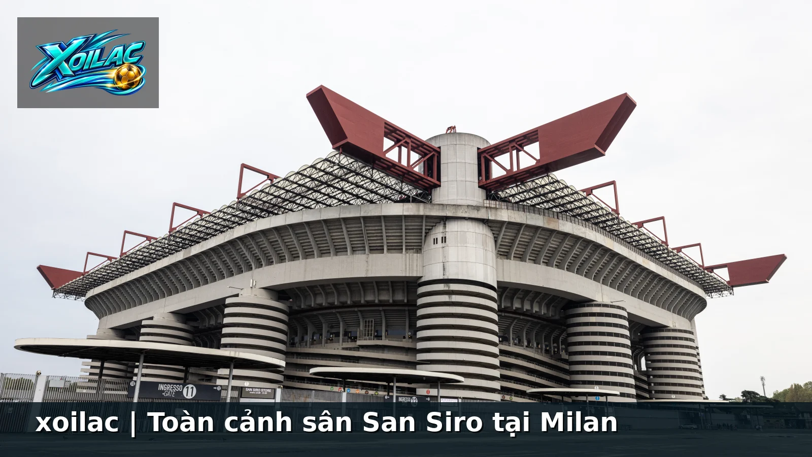 xoilac | Toàn cảnh sân San Siro tại Milan
