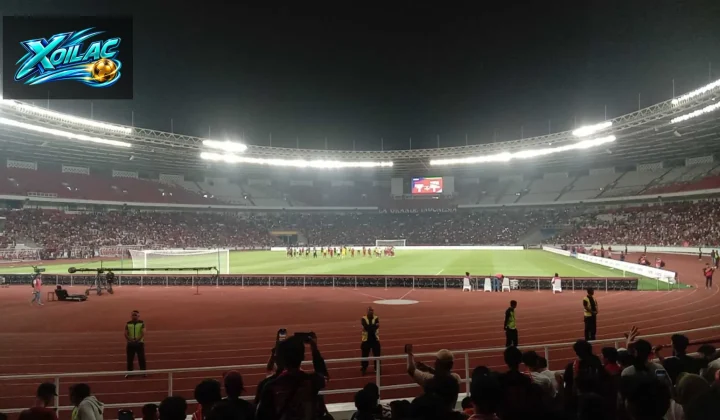 Trận đấu của đội tuyển Indonesia tại Gelora Bung Karno năm 2023